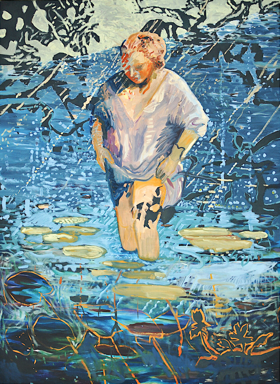Baadster / olieverf op paneel / 170x122 / 2023